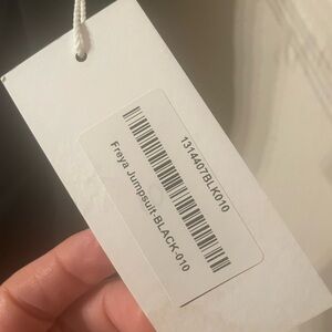 Black Reformation Freya jumpsuit size 10- never worn!